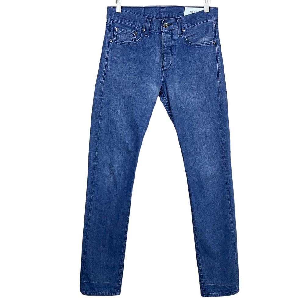 Rag & Bone Fit 2 Slim Jeans Standard Issue Rochester Blue Size 30 x 33